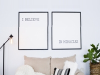 LilyArdor Minimalist Aphorism Wall Art